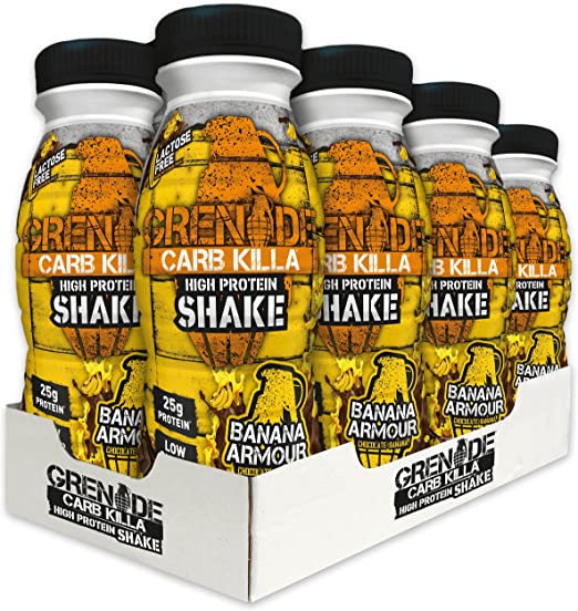 Grenade Protein Shakes Banana Armour 330ml - Box