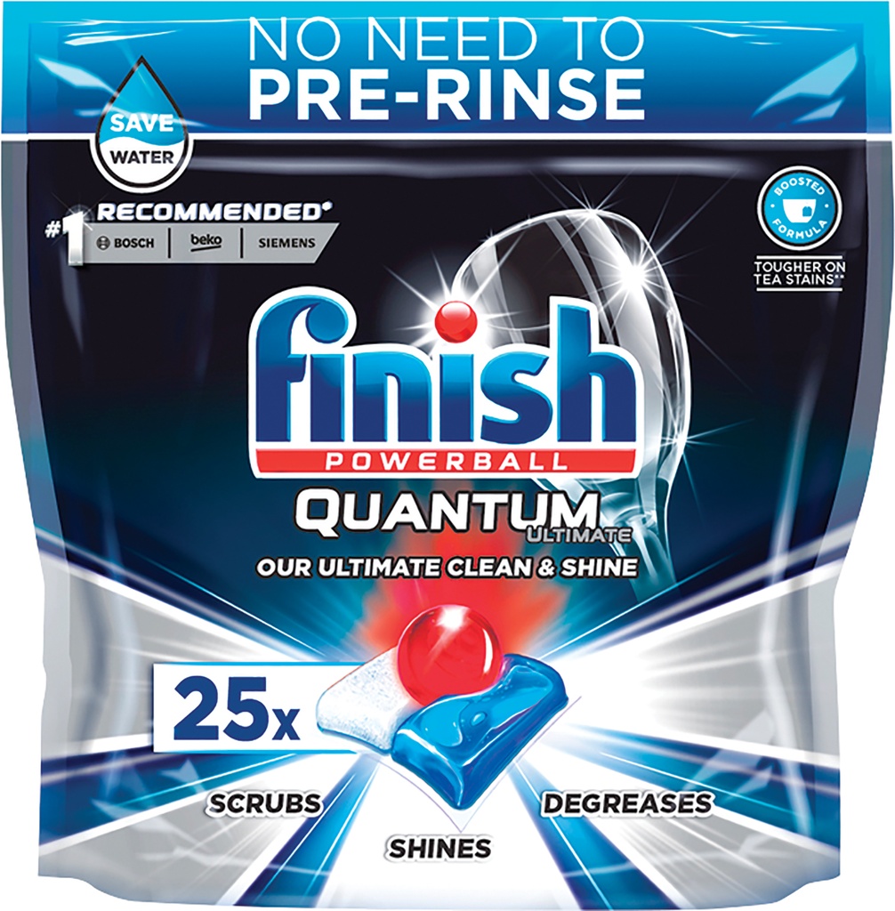 Finish Quantum Dishwasher Tablets Ultimate Regular 25s