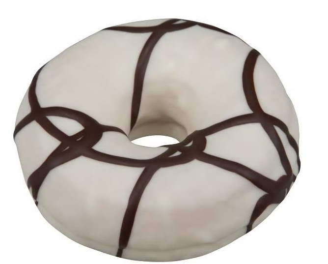 White Drizzle Donut 12 x 75g