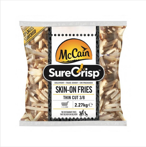 [CS1105] McCain Skin On SureCrisp Fries 3/8 2.27kg