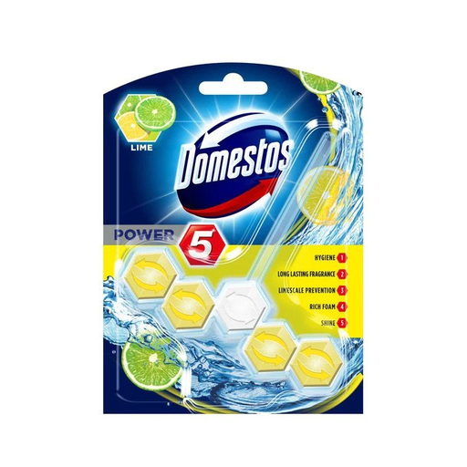 [R001332] Domestos Power 5 Rimblock Lime Single PMP £1.25