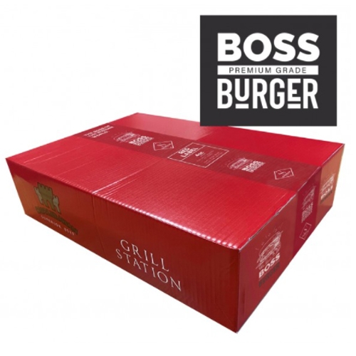 [BS003] (Red Tape) BOSS Station Burger 80% (48 x 4oz)