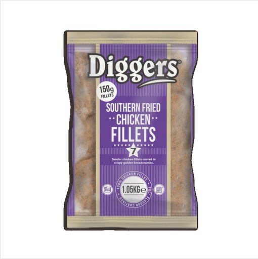 [CN167] Diggers Southern Fried Chicken Fillet-1kg