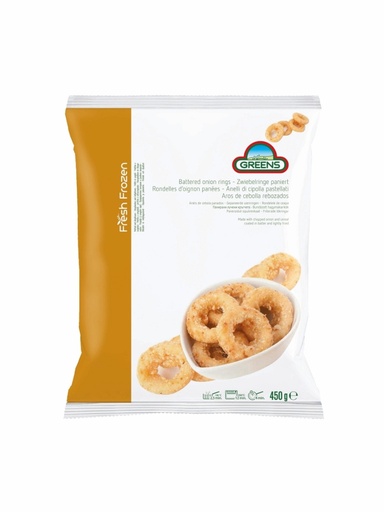 [CS216] GREENS Battered Onion Rings x 1kg (51110199)