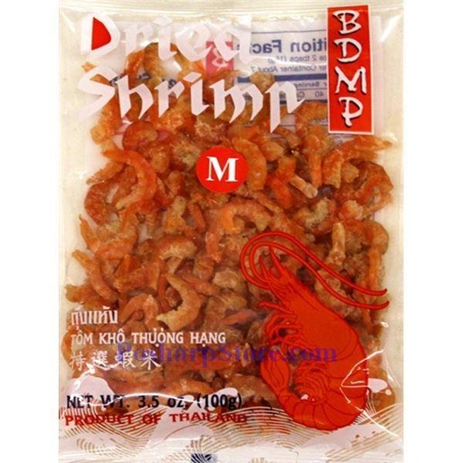 [ORP224] (pack)BDMP Dried Shrimp Size M 100g